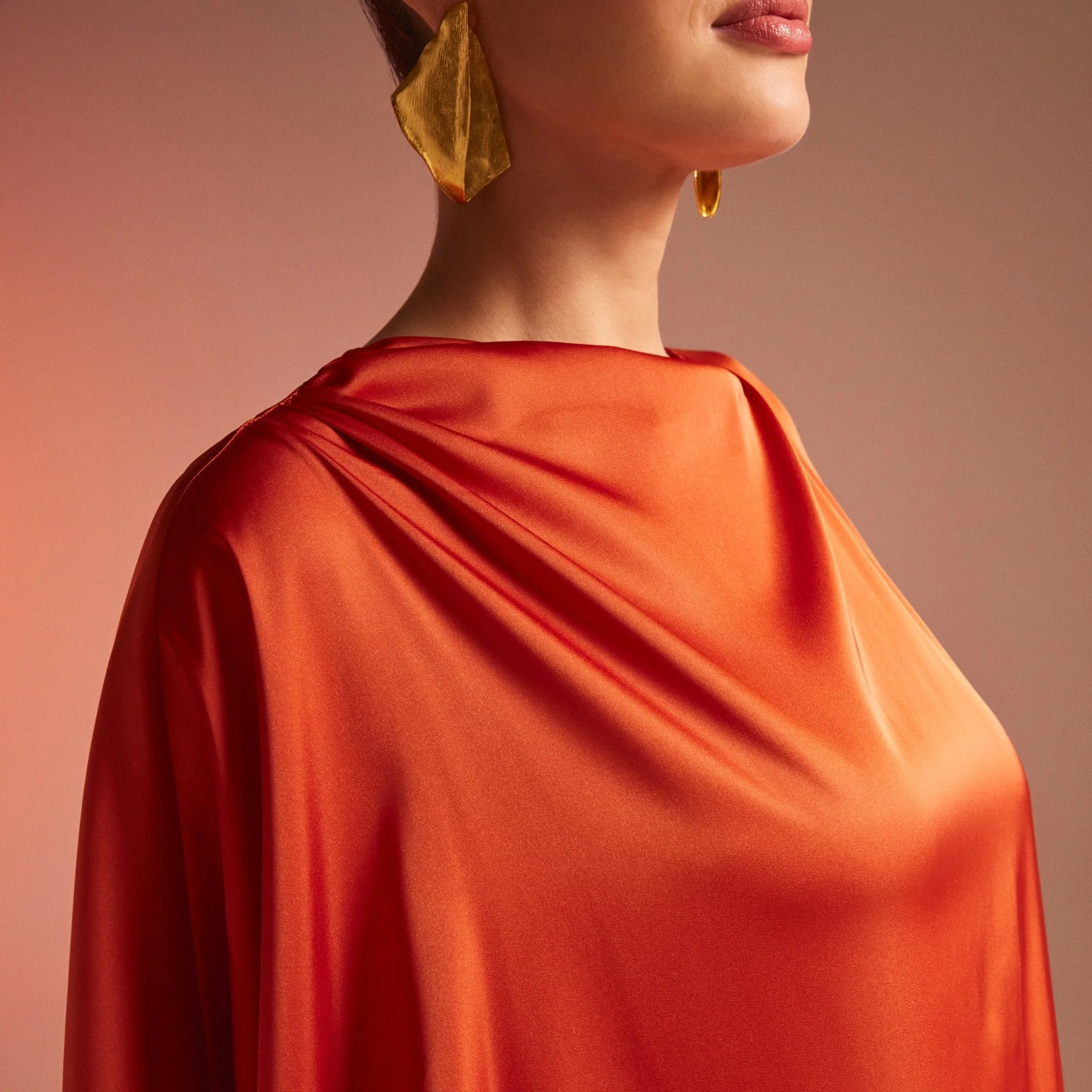 Silky Satin Maxi Kaftan - Image 4