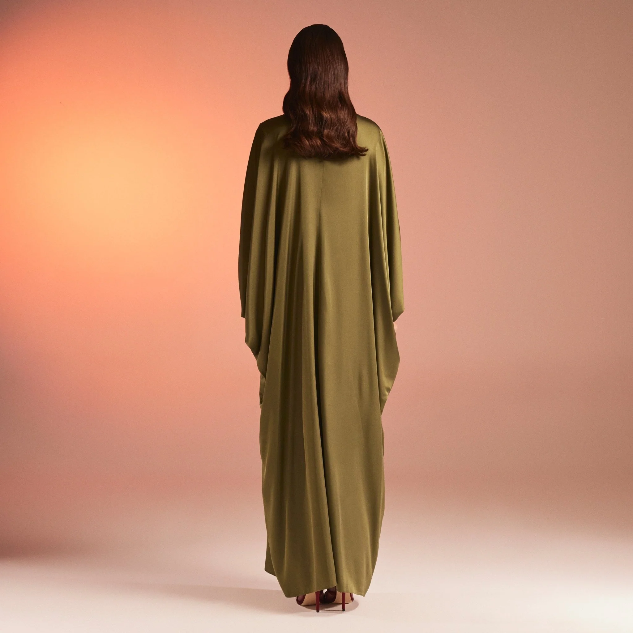 Silky Satin Maxi Kaftan - Image 3