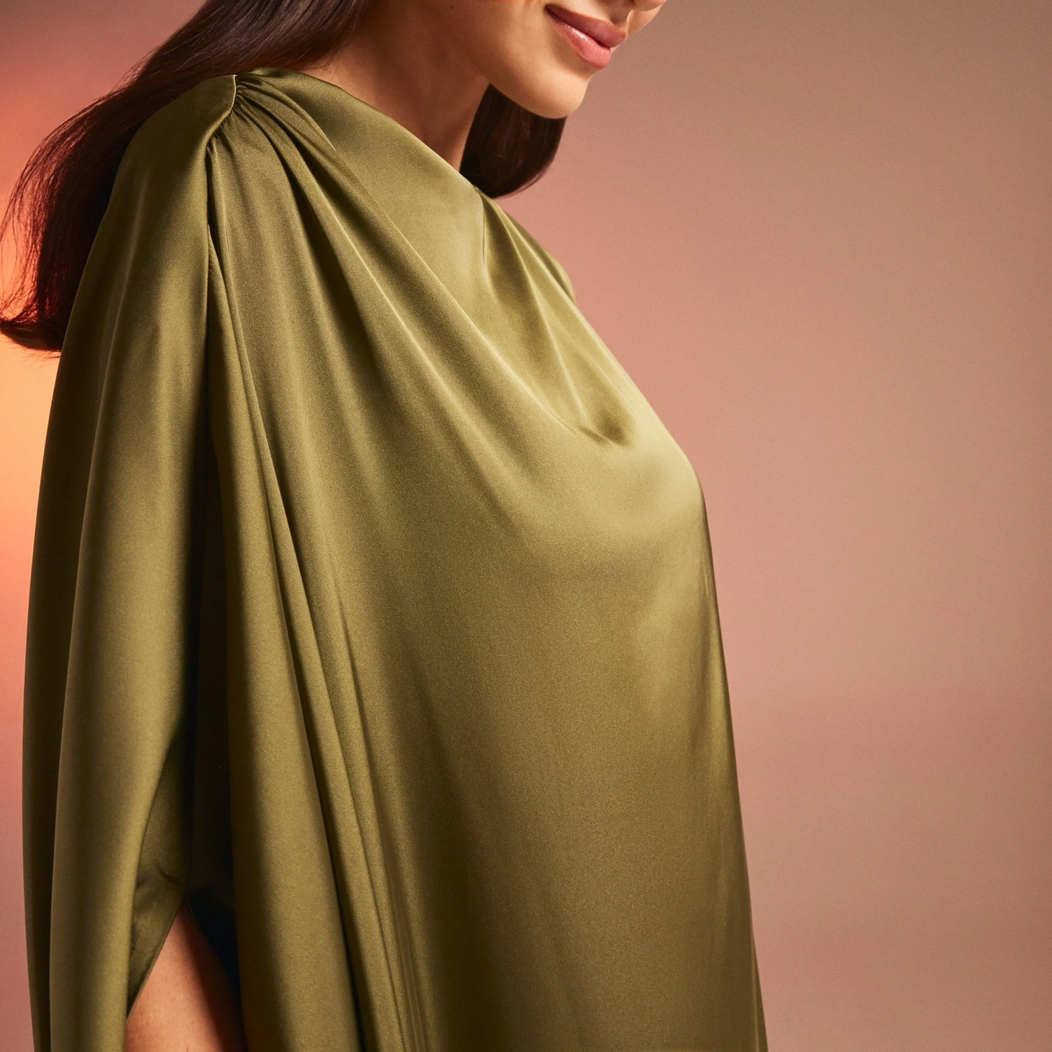 Silky Satin Maxi Kaftan - Image 4
