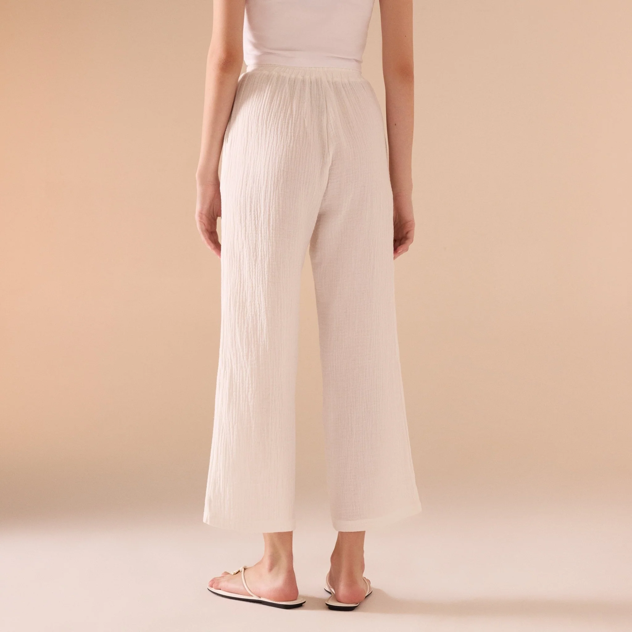Cotton Ankle Length Pants - Image 5