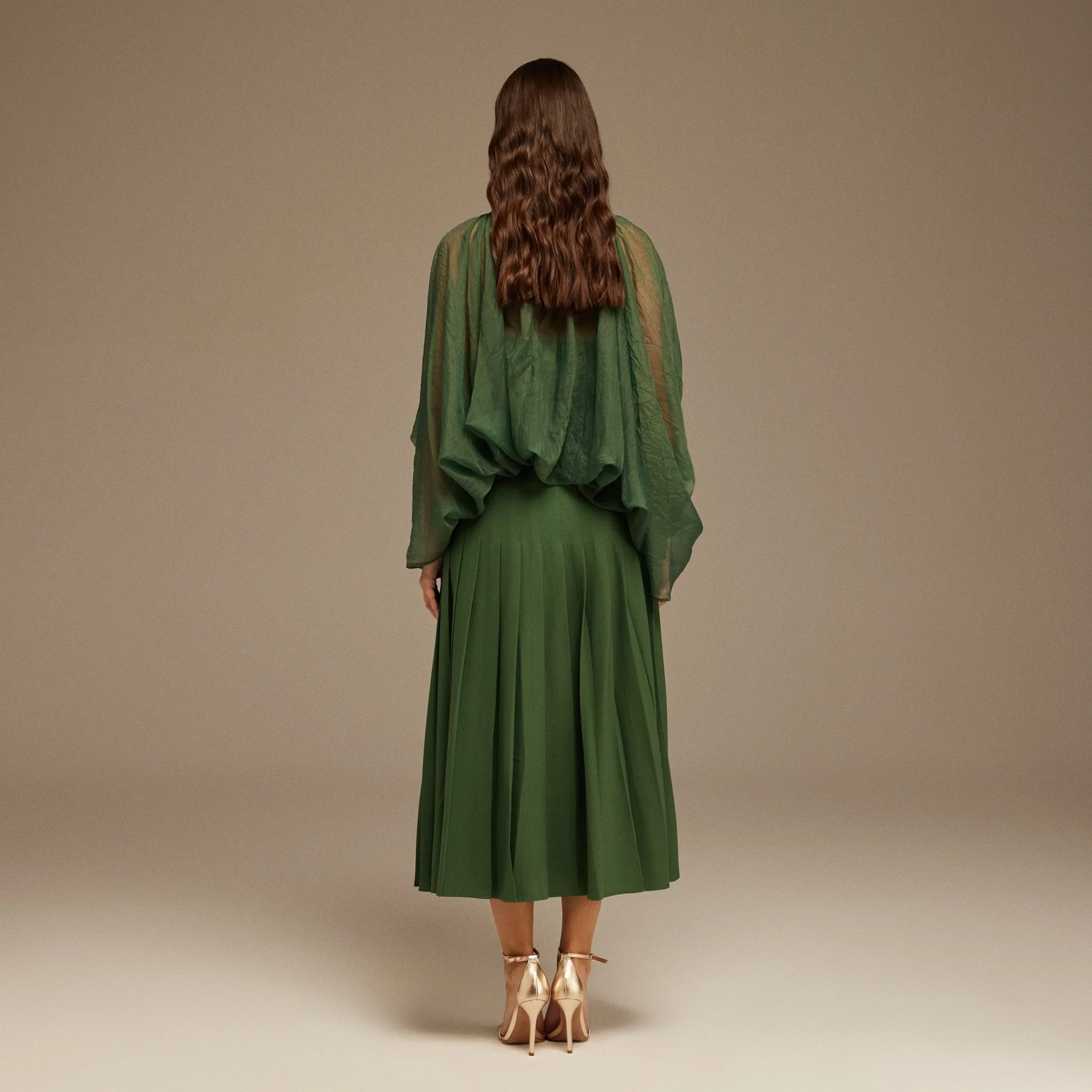 Long Sleeve Organza Top - Image 3