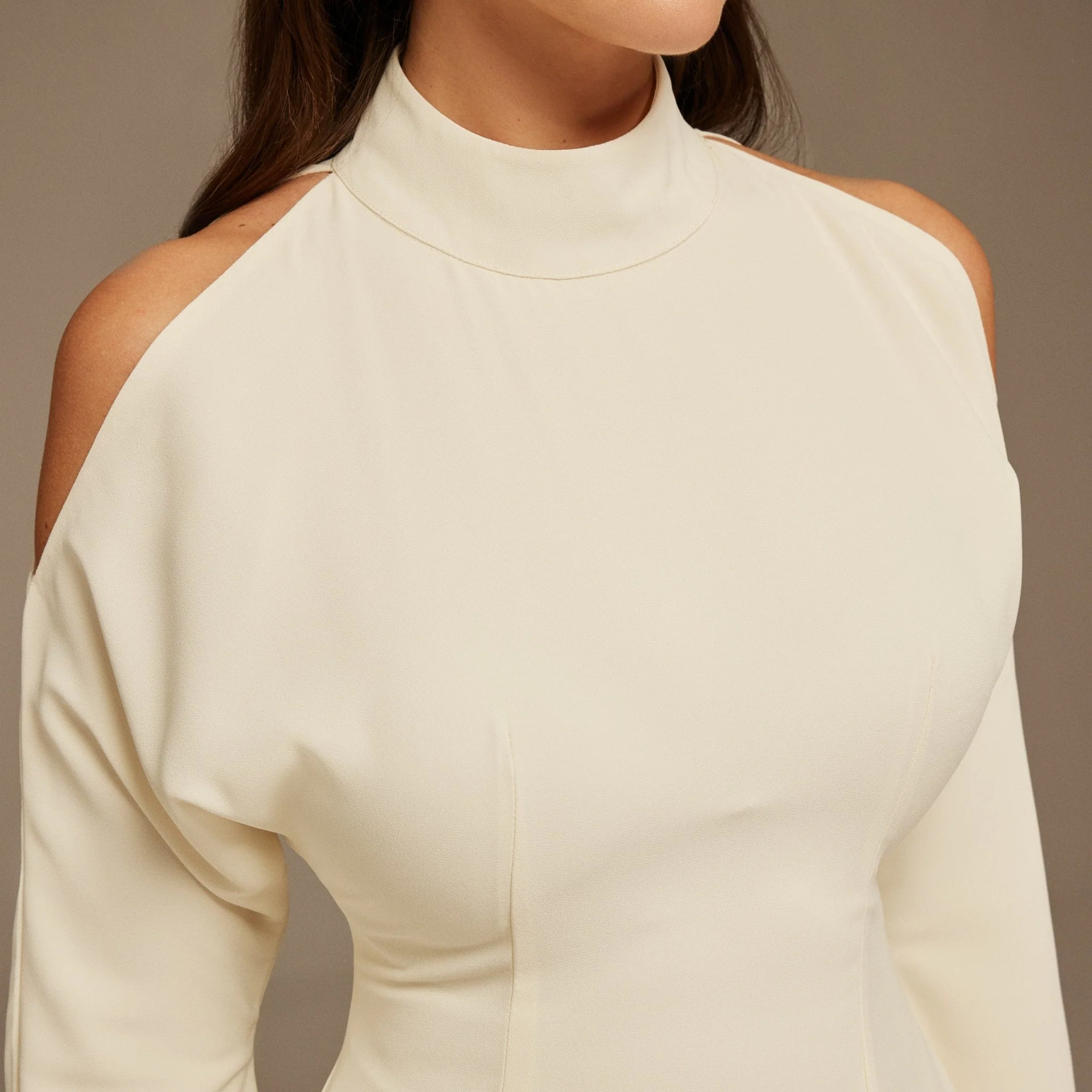 Poet Shoulder Long Sleeve Maxi Dress - Image 3