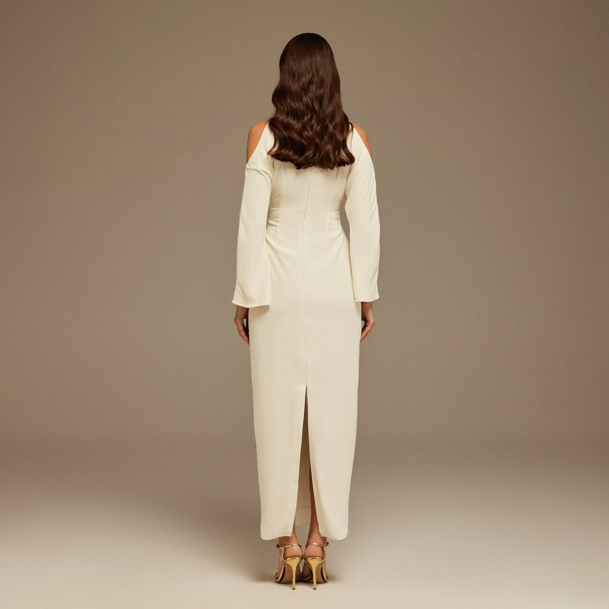 Poet Shoulder Long Sleeve Maxi Dress - Image 4