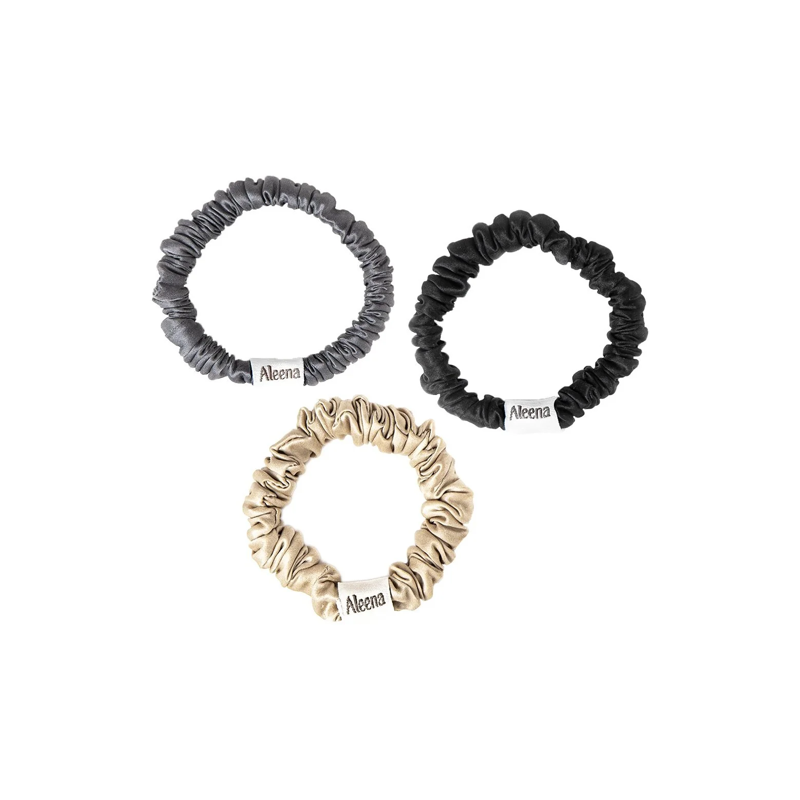Aleena™ Small Silk Scrunchies - Image 5
