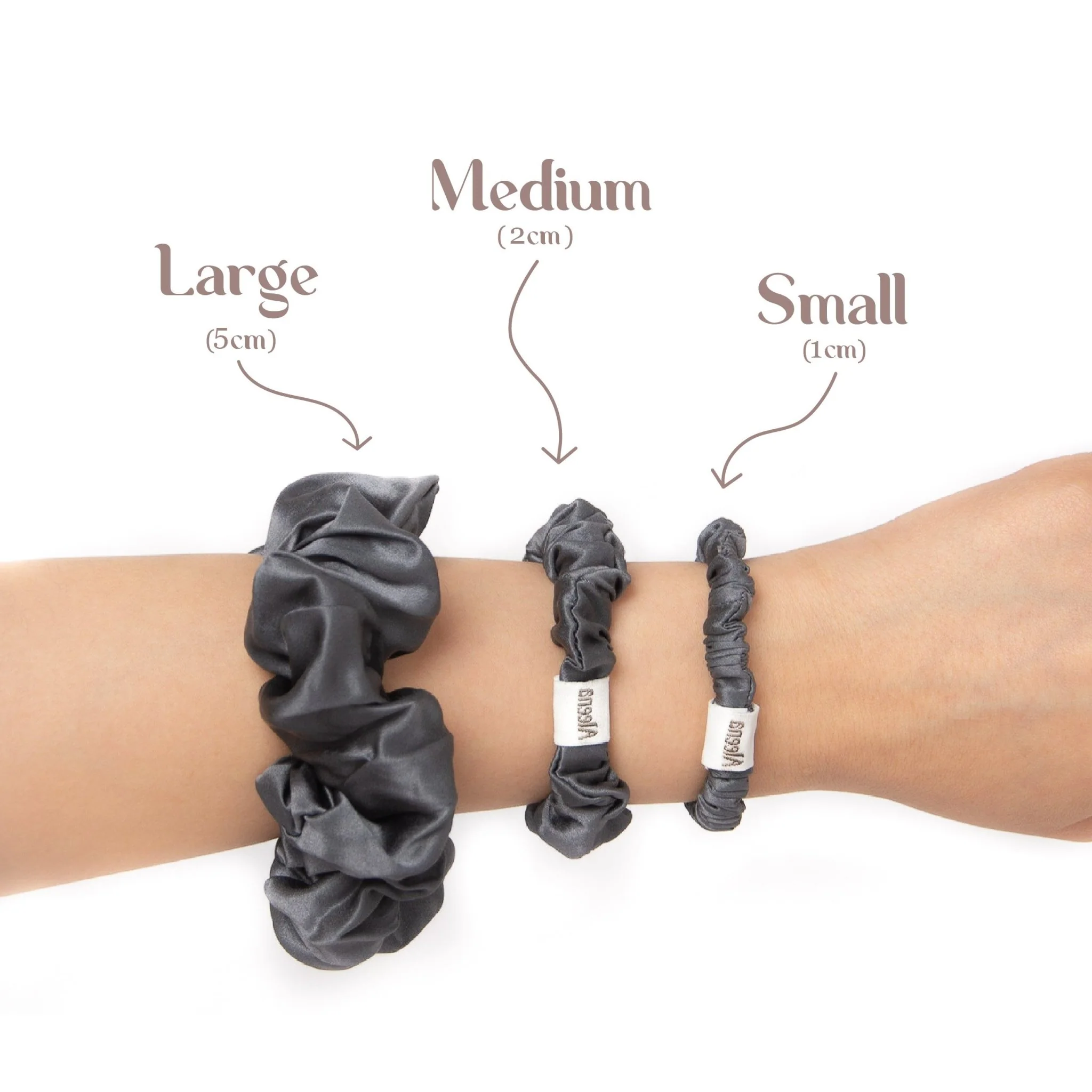 Aleena™ Small Silk Scrunchies - Image 7
