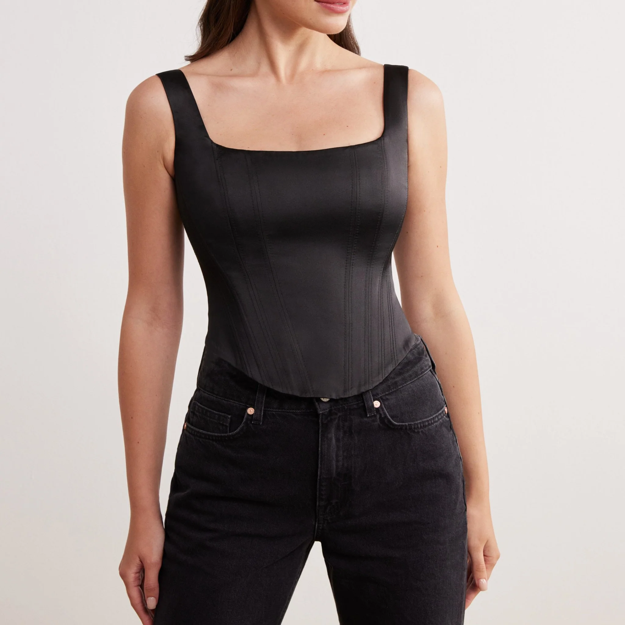 Square Neck Corset Top - Image 4