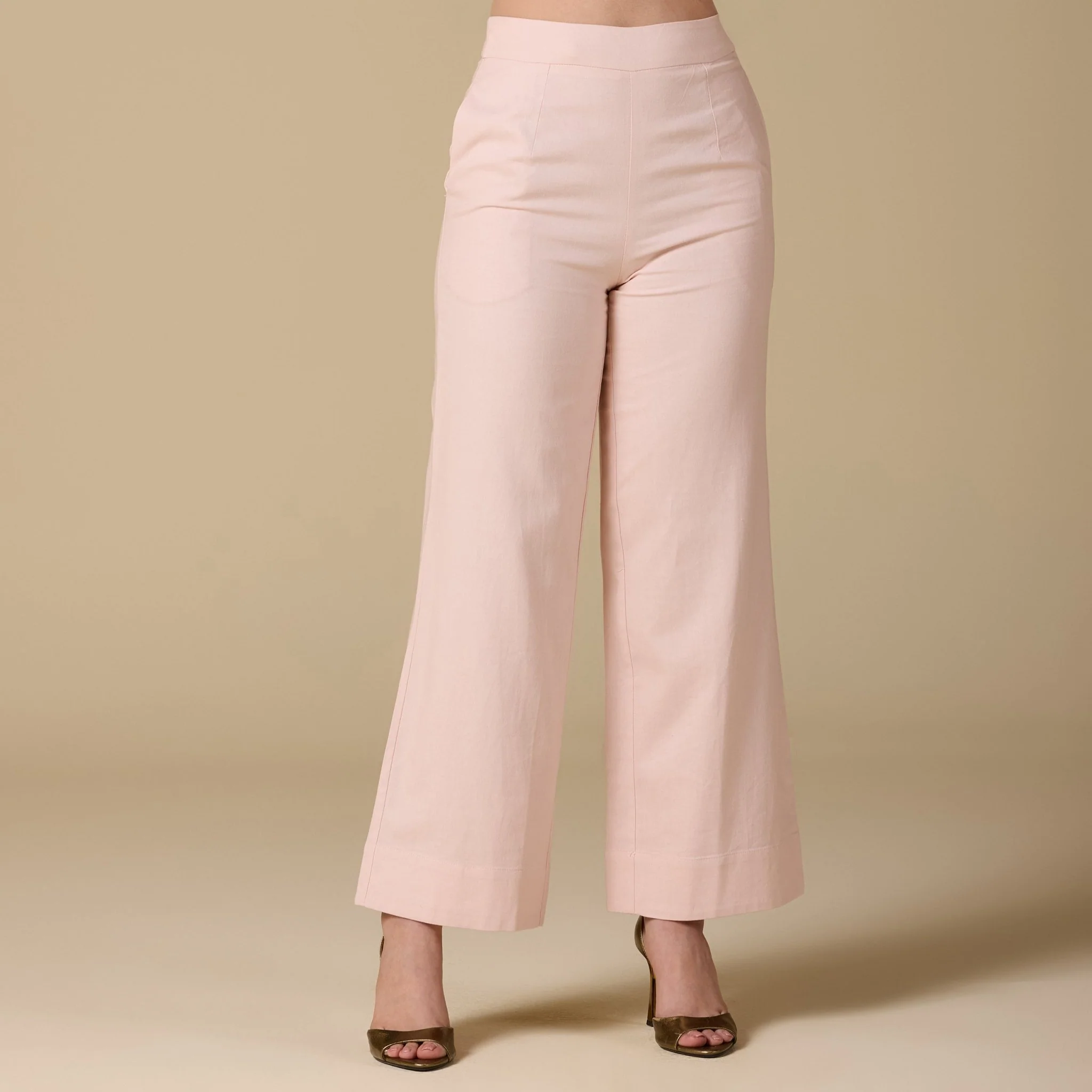 Wide Leg Linen Pants - Image 4